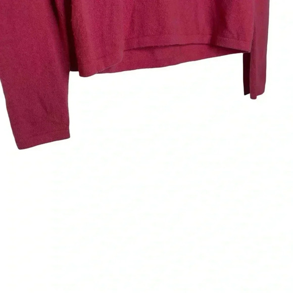 Kirkland Women’s 100% Cashmere V-Neck Long Sleeve Pink Sweater  Size Medium - Picture 6 of 7